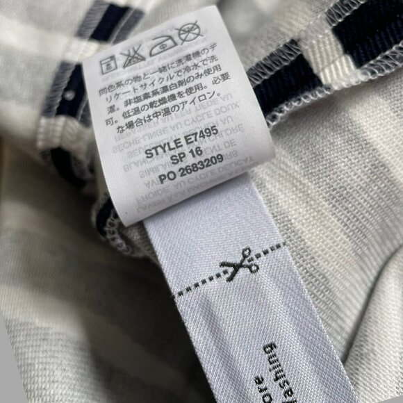 J. Crew Blue White Striped Sailor Shorts Style E7495 Woman's Size 0 NWOT - Picture 4 of 7